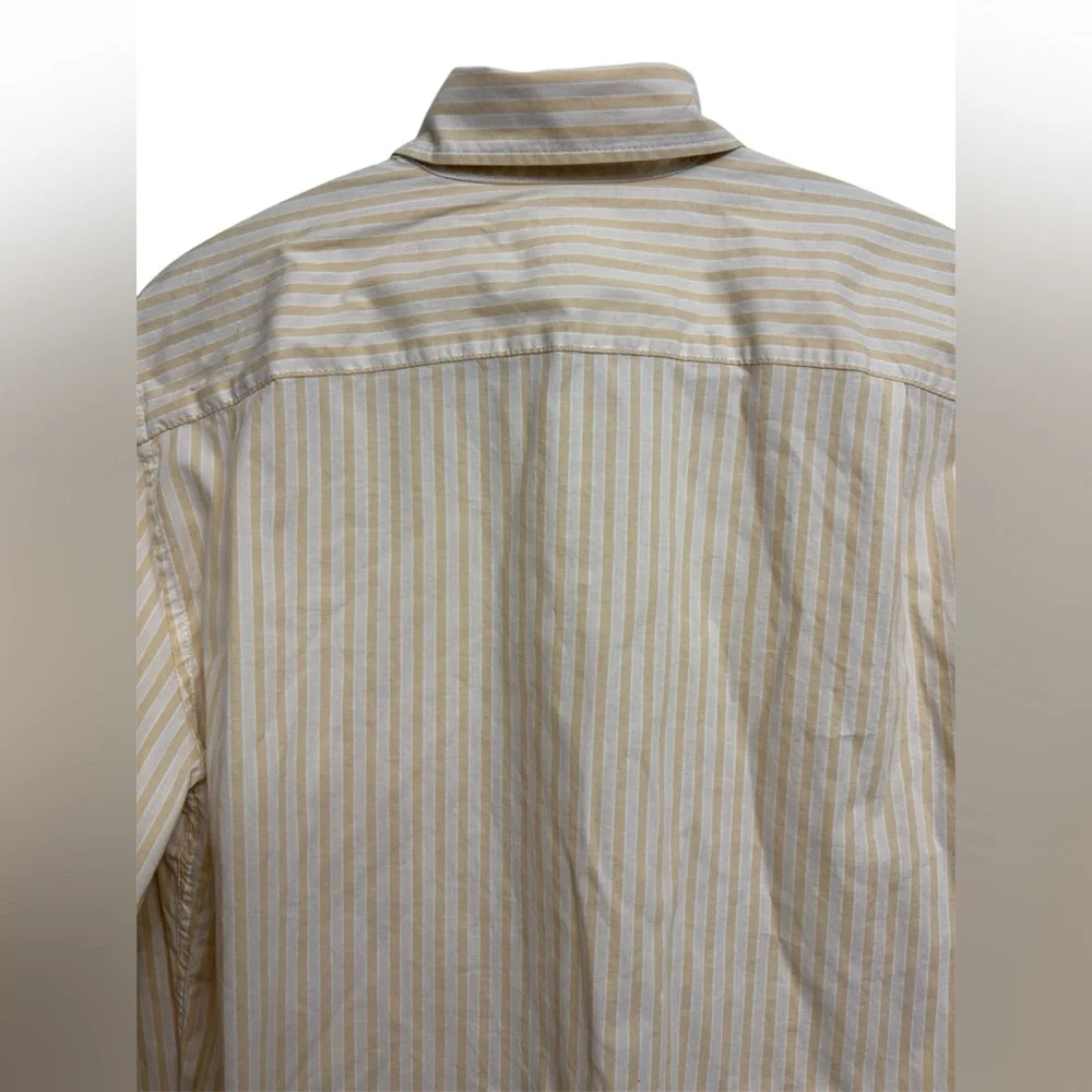 GAP Slim Fit Stretch Poplin Striped Shirt Size M - Picture 4 of 5